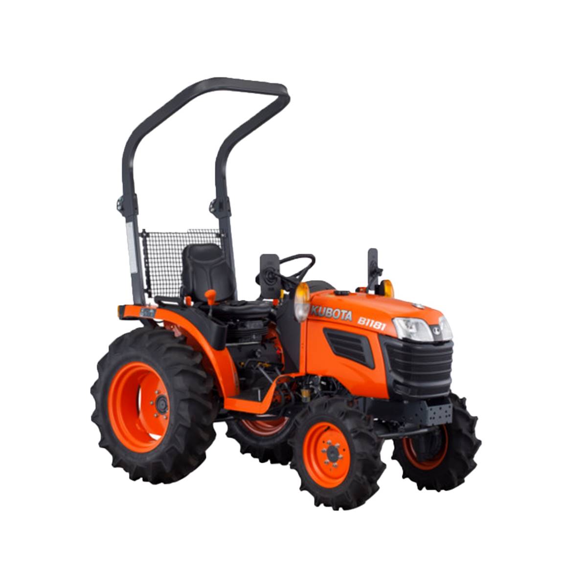 22222 Micro tracteur diesel 4 roues motrices KUBOTA B1181 D roues agraires 5×12 et 8×16. – Image 1