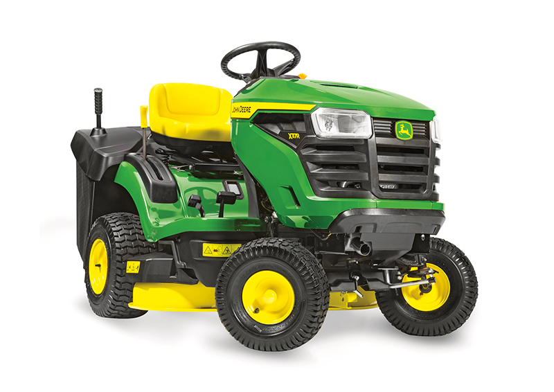 Autoportee-John-Deere-X117R Tondeuse autoportée à ramassage John Deere X117R – Image 1